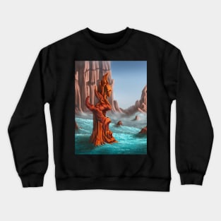 No Man's Sky alien landscape Crewneck Sweatshirt